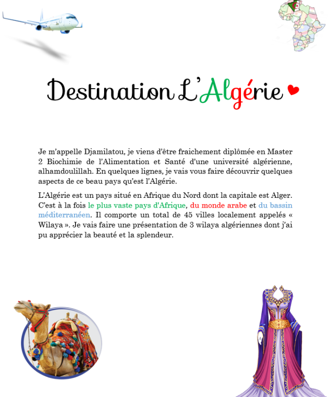 Destination algerie